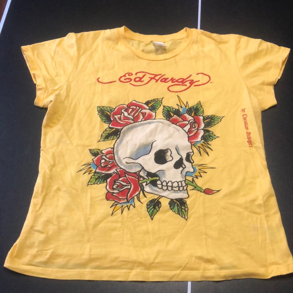 Ed Hardy Skull and Rose t-shirt